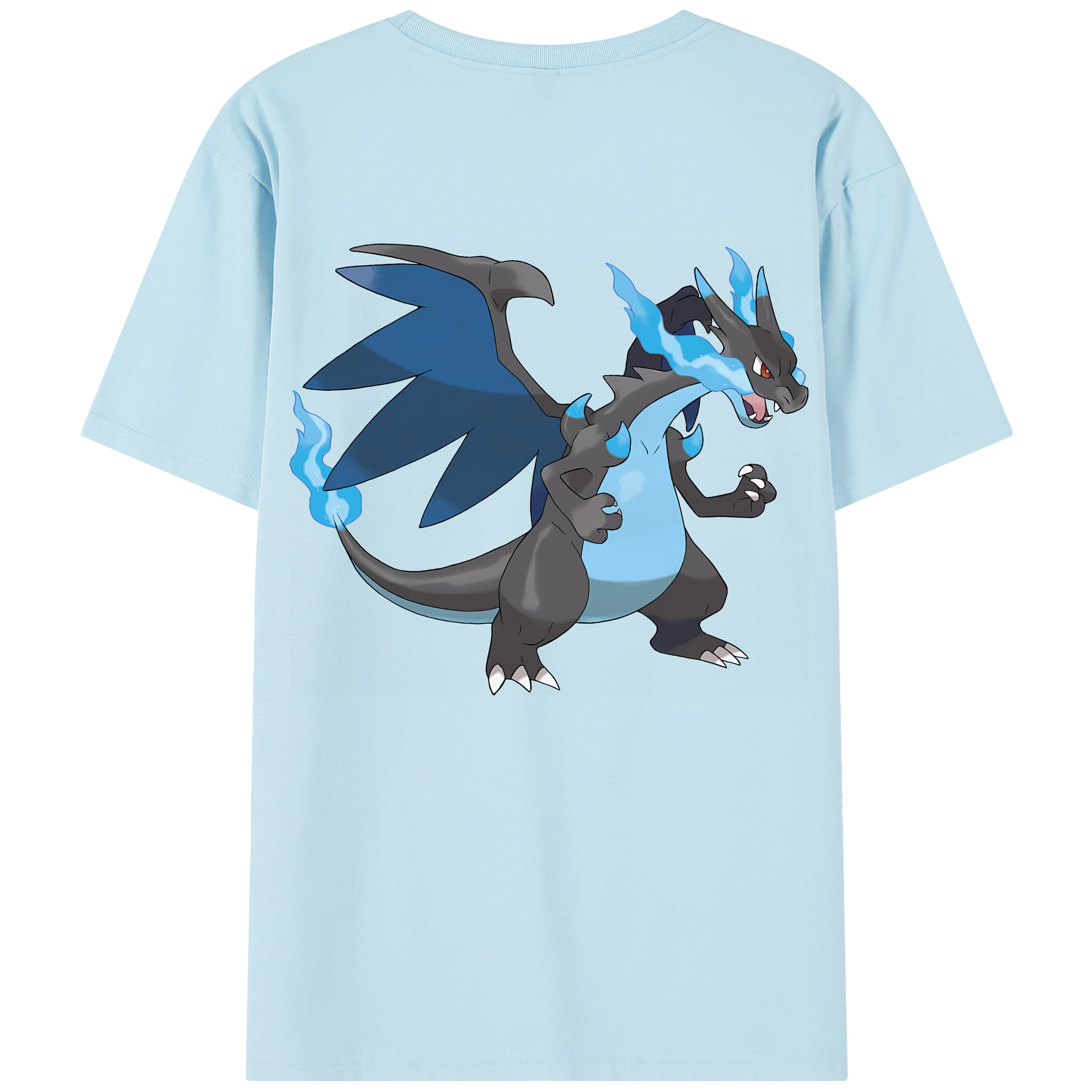 （画像用） ポケットモンスター Pokémon 綿100％半袖Tシャツ（背面プリント）